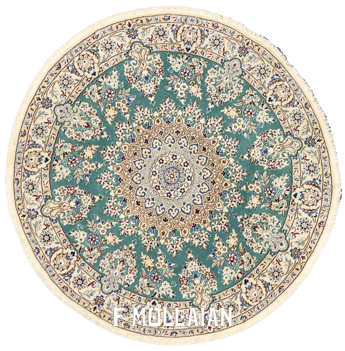 Nain Extra Fine Rug Round (142x142 cm)